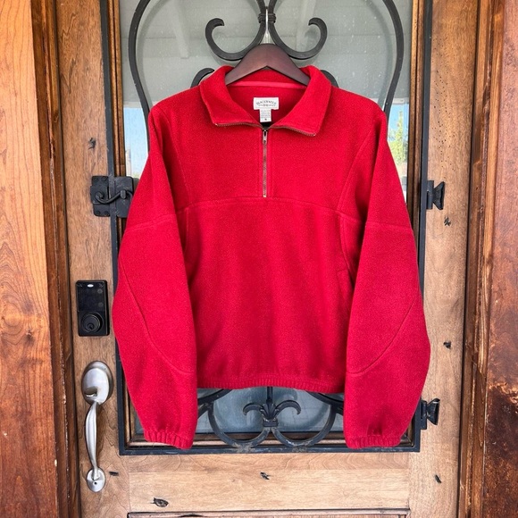 Vintage Made In Usa Blackwater Bay Fleece Quarter Zip - Picture 2 of 5